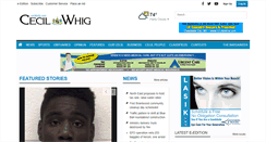 Desktop Screenshot of cecildaily.com